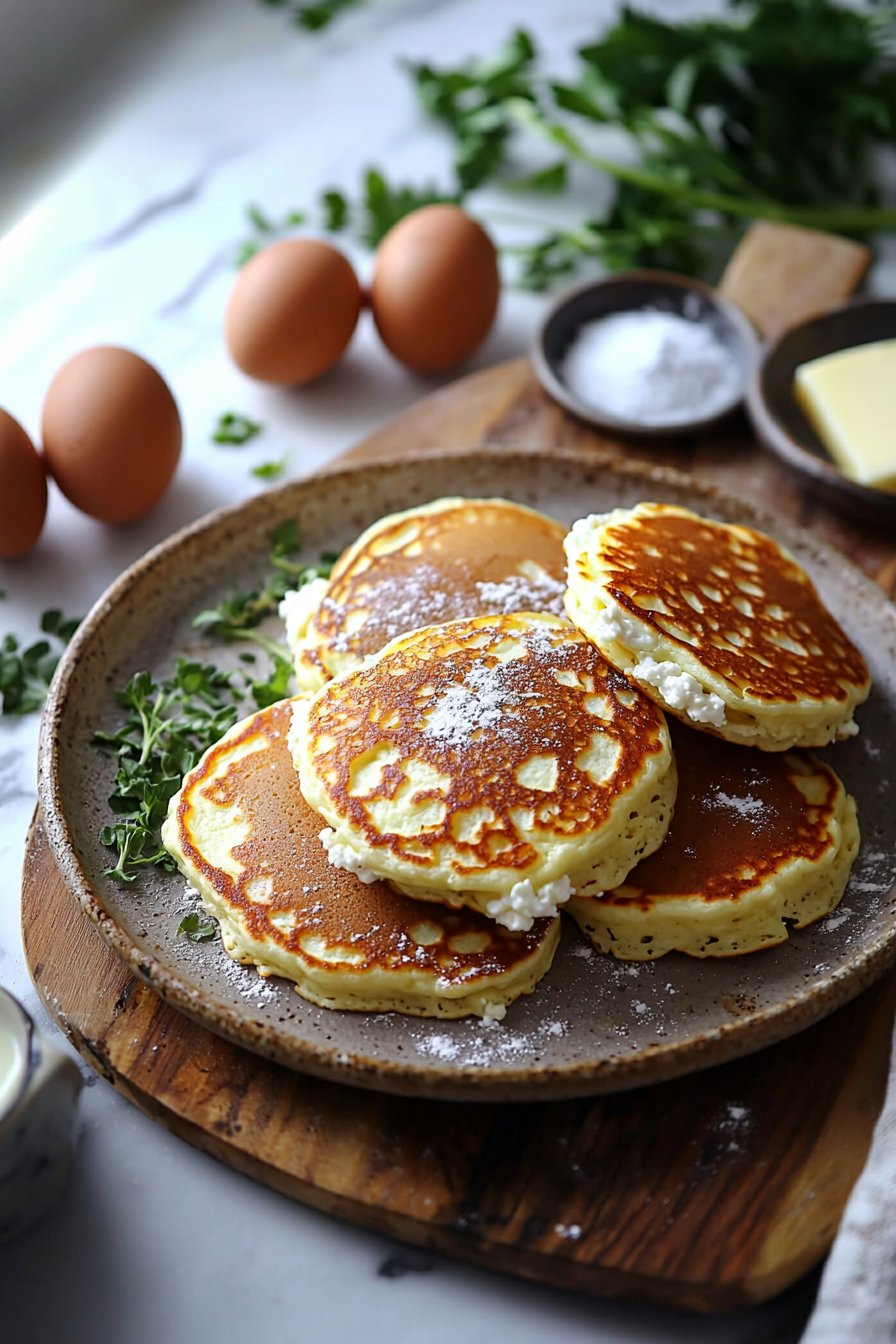 Fluffige Ricotta-Pfannkuchen