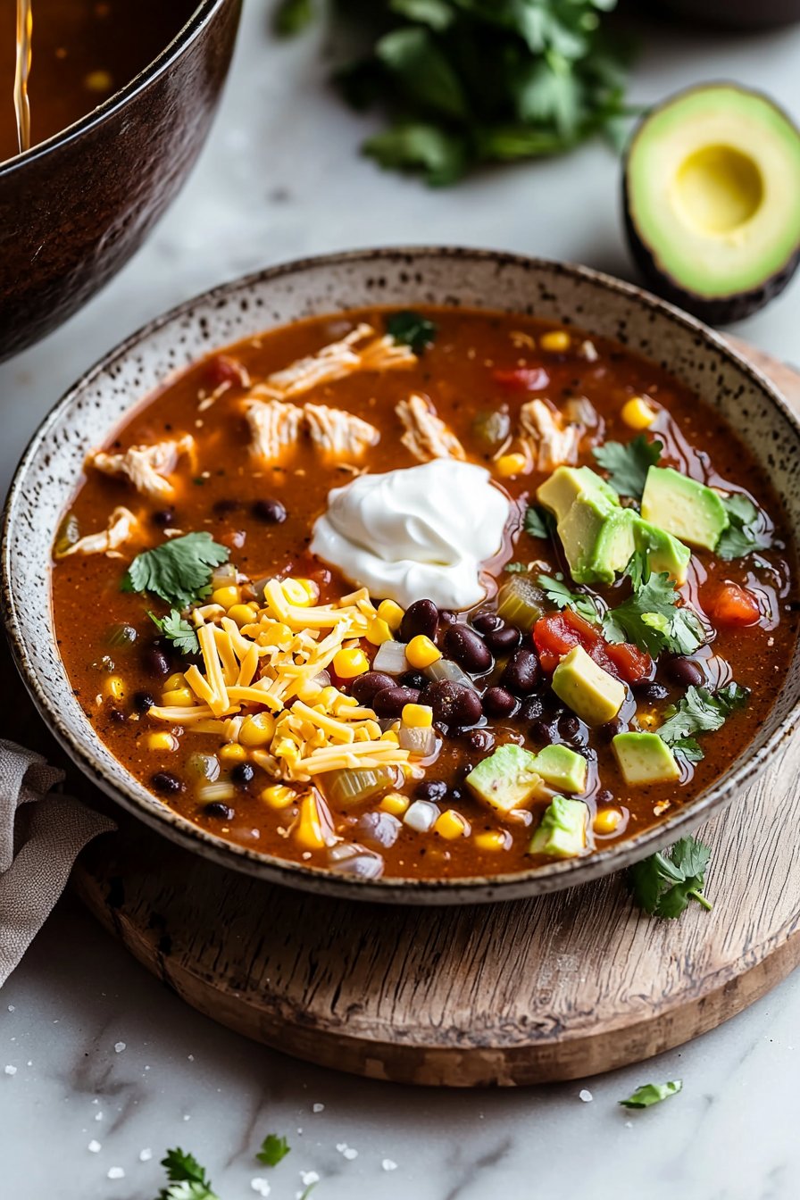 Easy Chicken Taco Soup