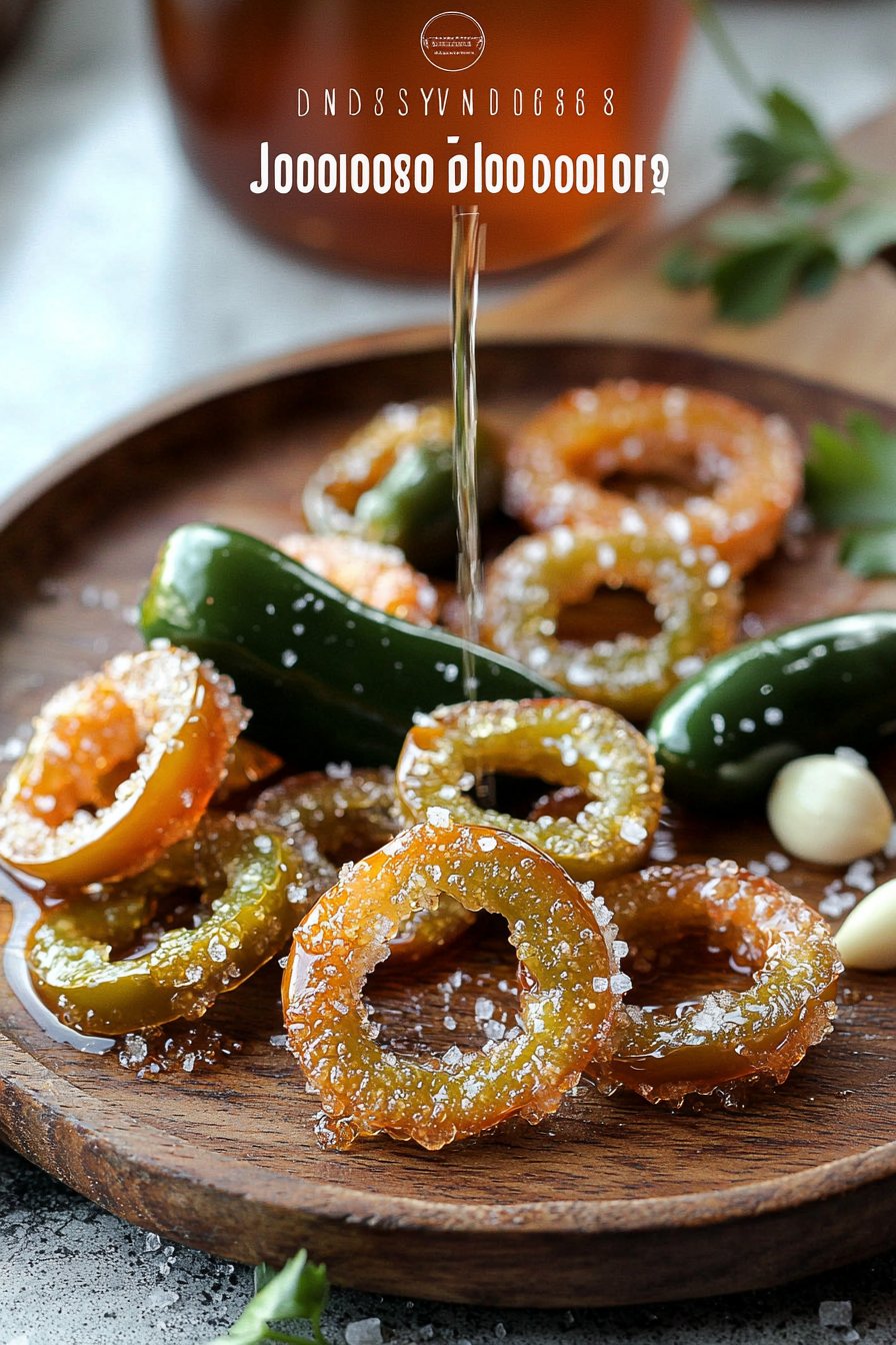 Candied Jalapeño Pepper Rings