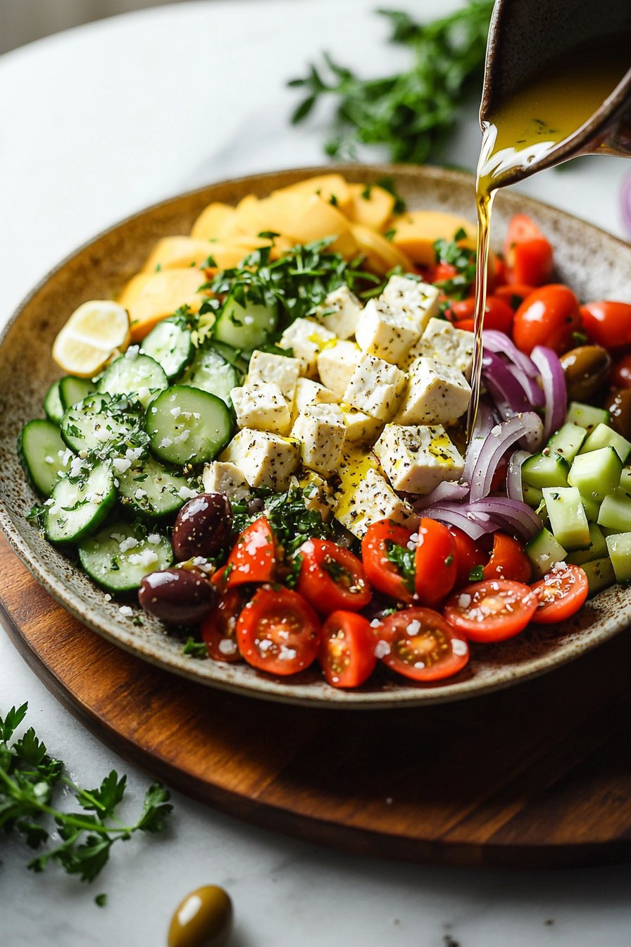Greek Tofu Bowl