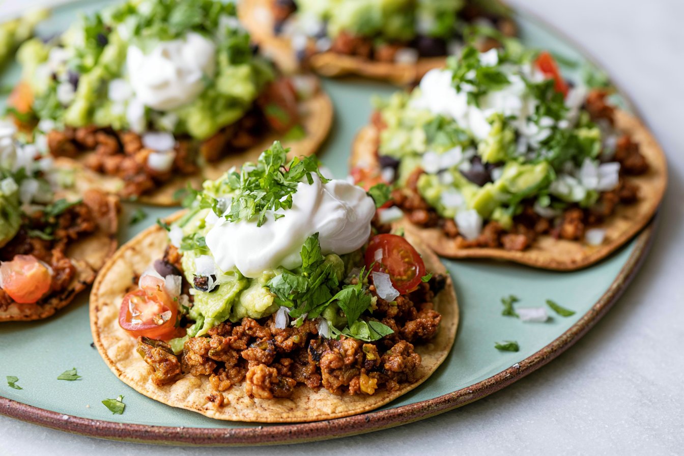 Easy 20-Minute Turkey Tostadas
