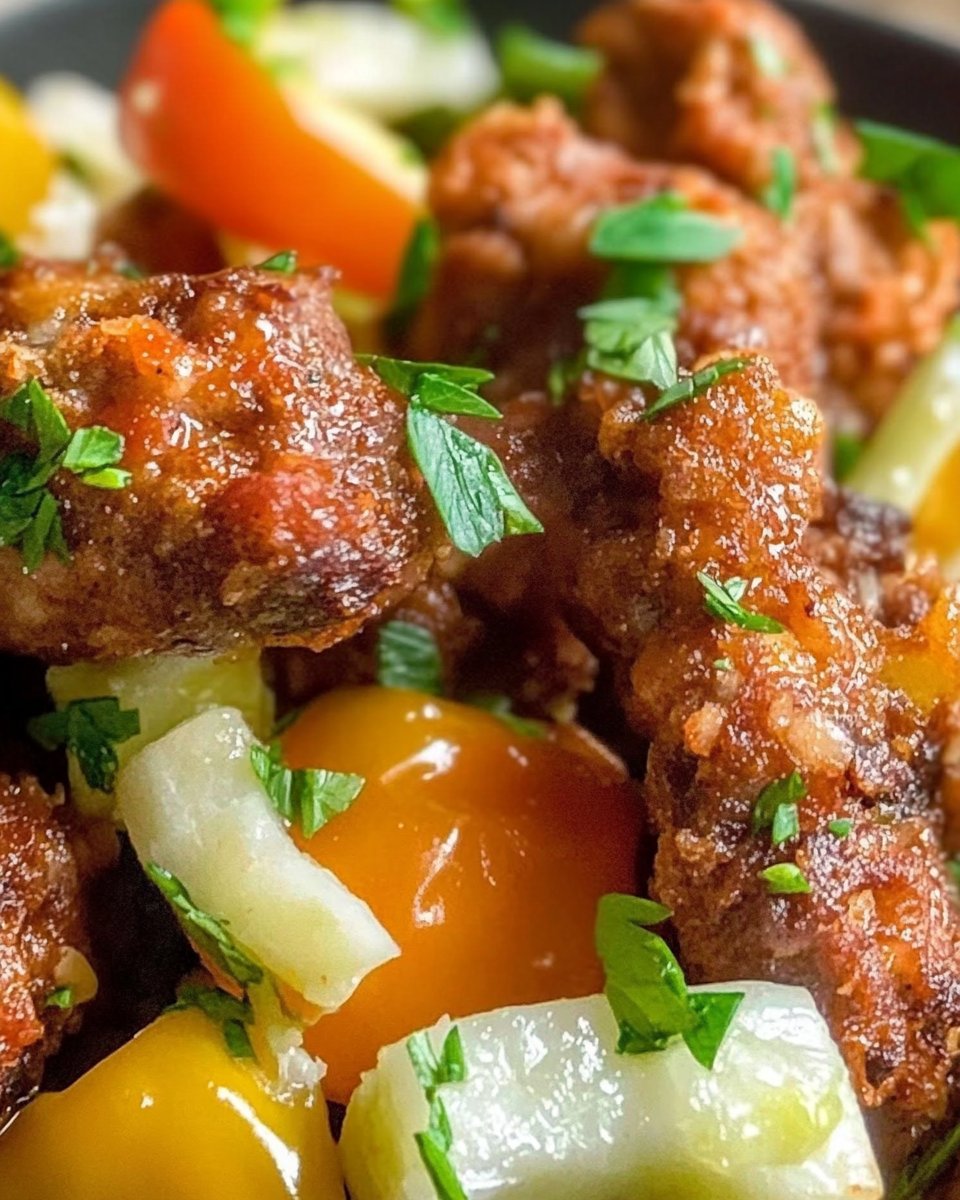 Leckere Mini Bifteki aus der Heißluftfritteuse