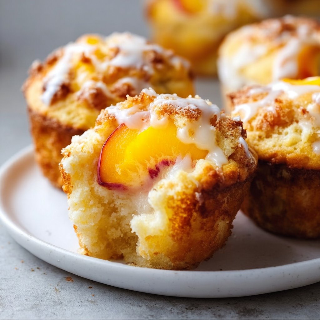 Peaches and Cream Muffins