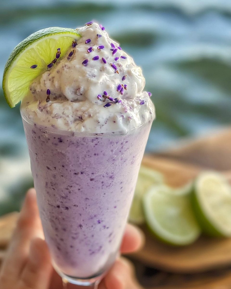 Lavender Coconut Limeade Freeze