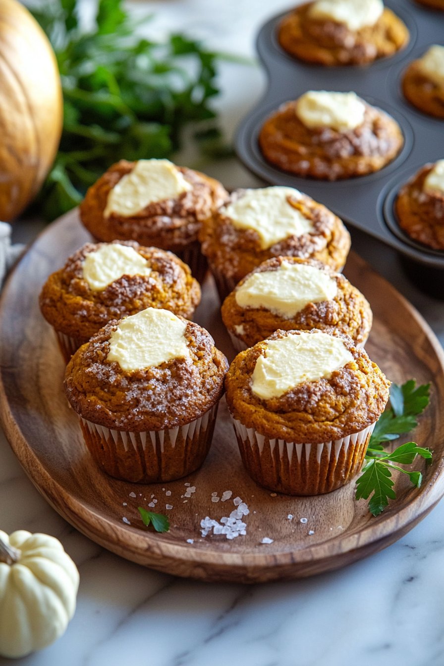 Pumpkin Cream Cheese Muffins