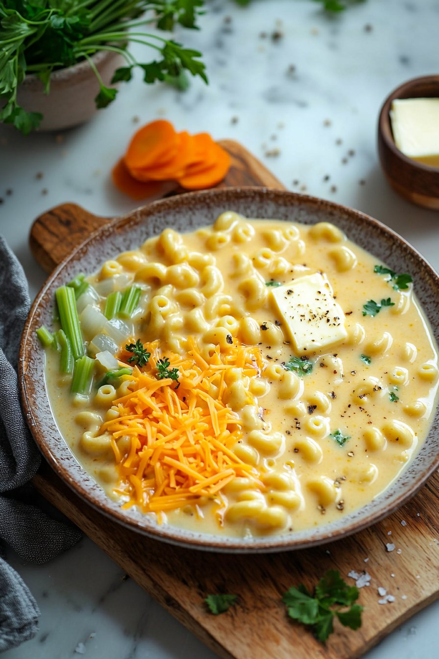 Mac und Käse Suppe