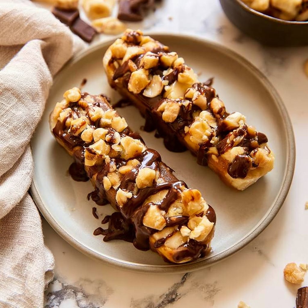 Frozen Banana Snickers
