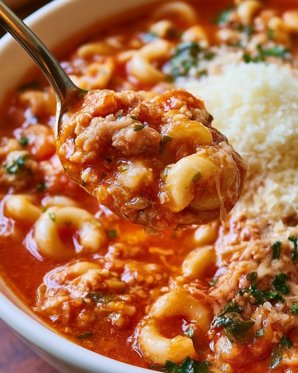 High-Protein Lasagna Soup