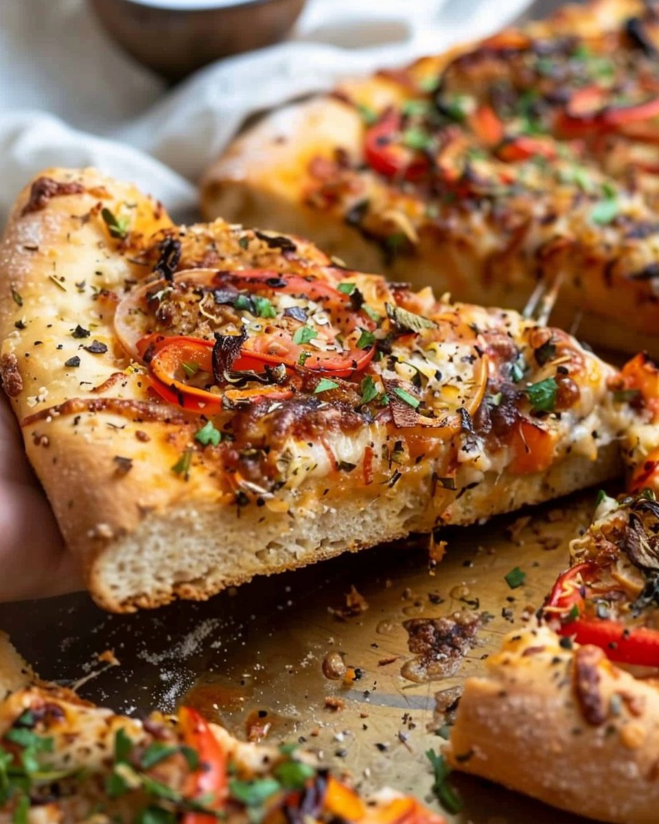 Vegan Focaccia Healthy Pizza
