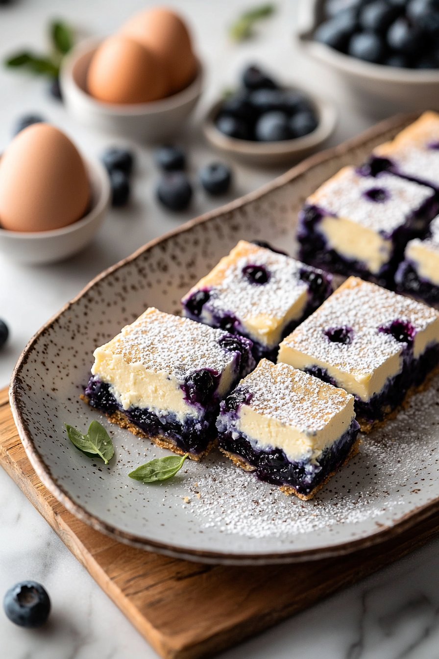 Blaubeer-Cremekäse-Riegel