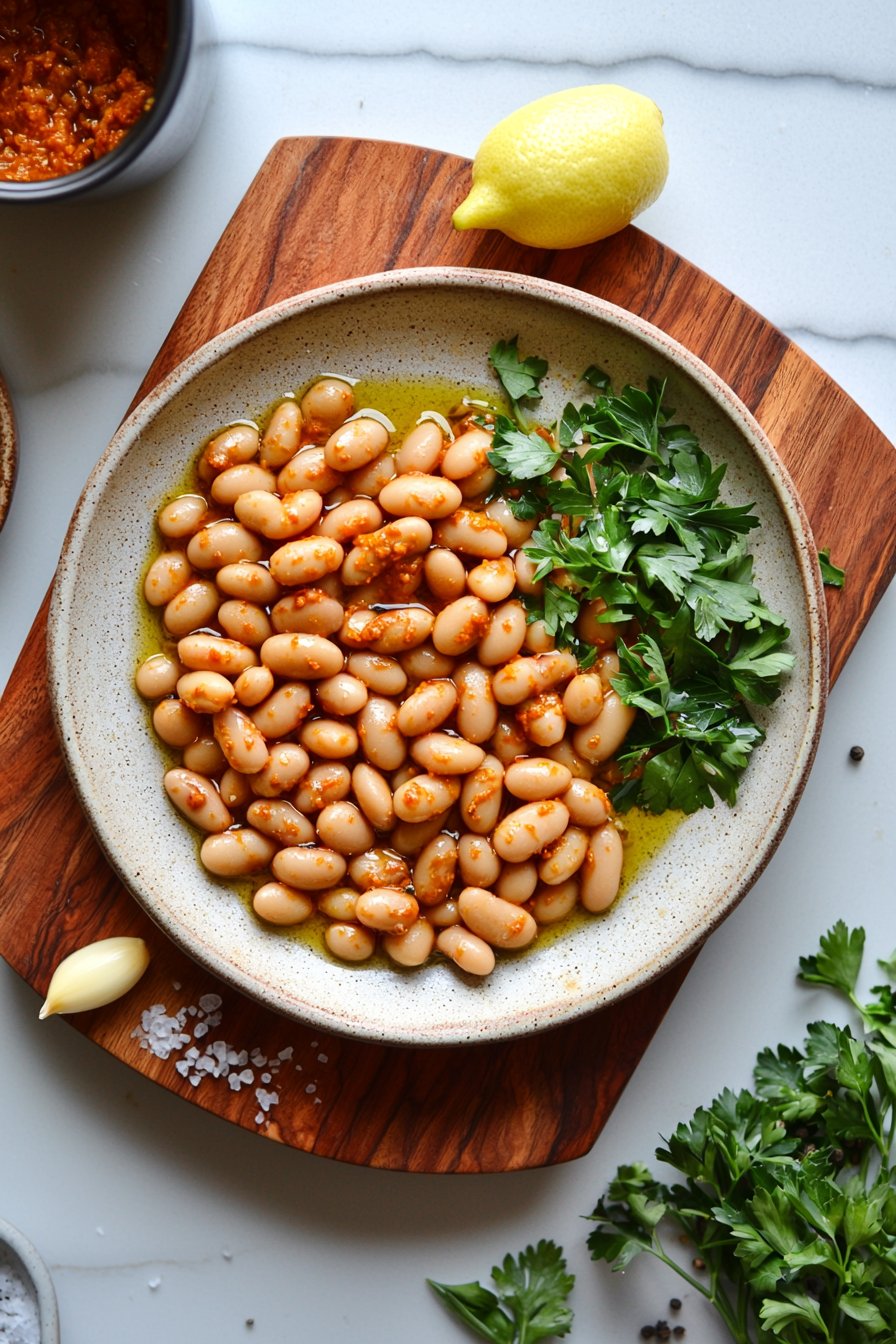 Harissa Butter Beans