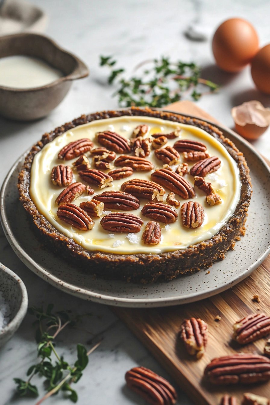 Browned Butter Pecan Cheesecake