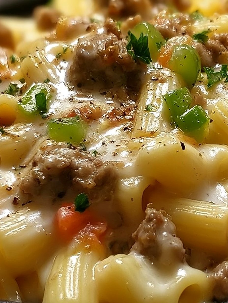 Delicious Philly Cheese Steak Pasta Recipe for Family Dinners