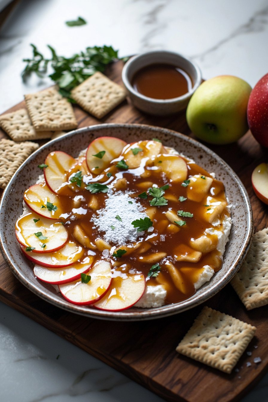 Caramel Apple Cheesecake Dip
