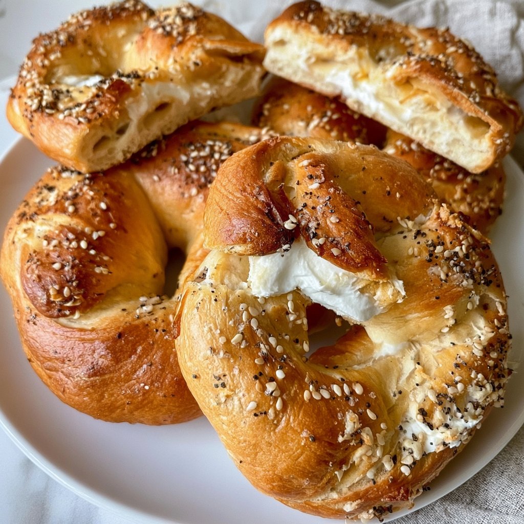 Protein-Packed Air Fryer Bagels
