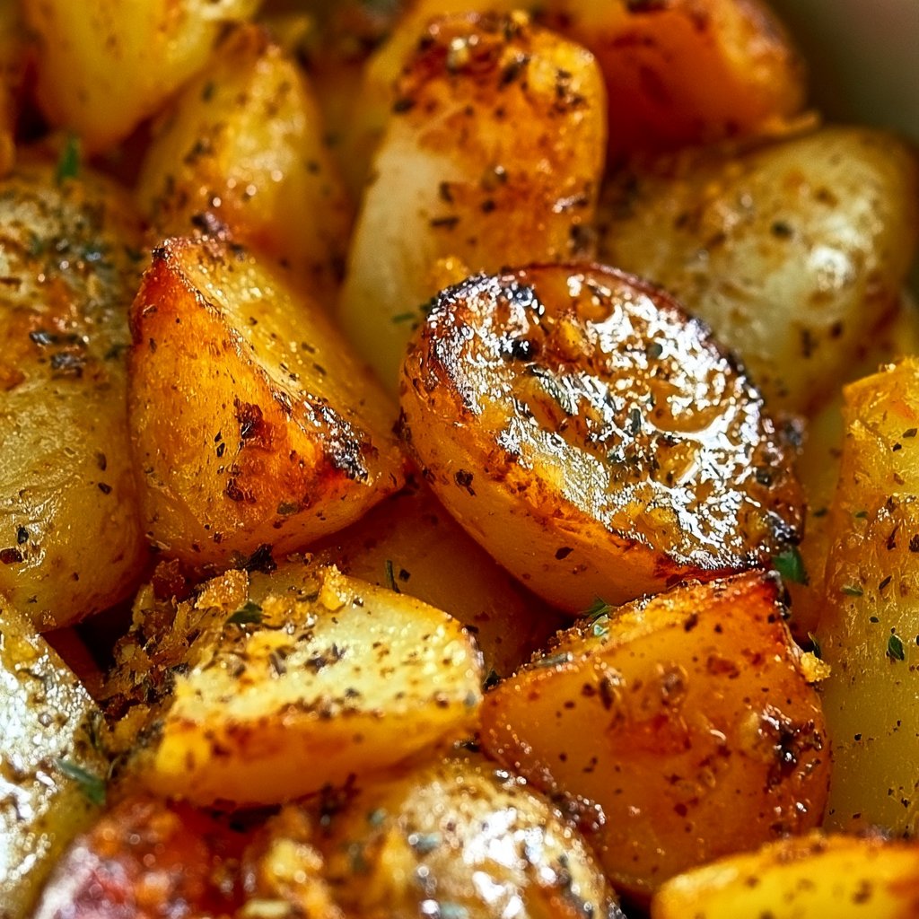 Simple Crispy Greek Lemon Potatoes