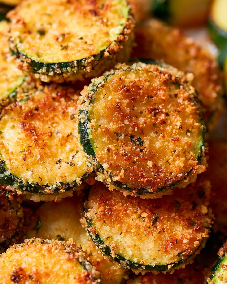 Crispy Parmesan Air Fryer Zucchini Chips