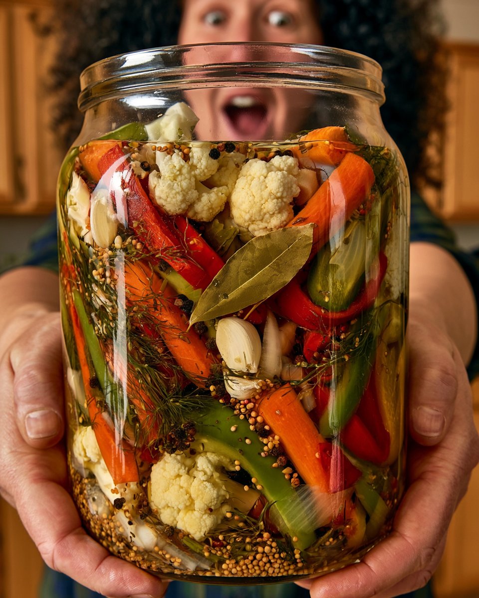 Italian Pickled Vegetables (Giardiniera)