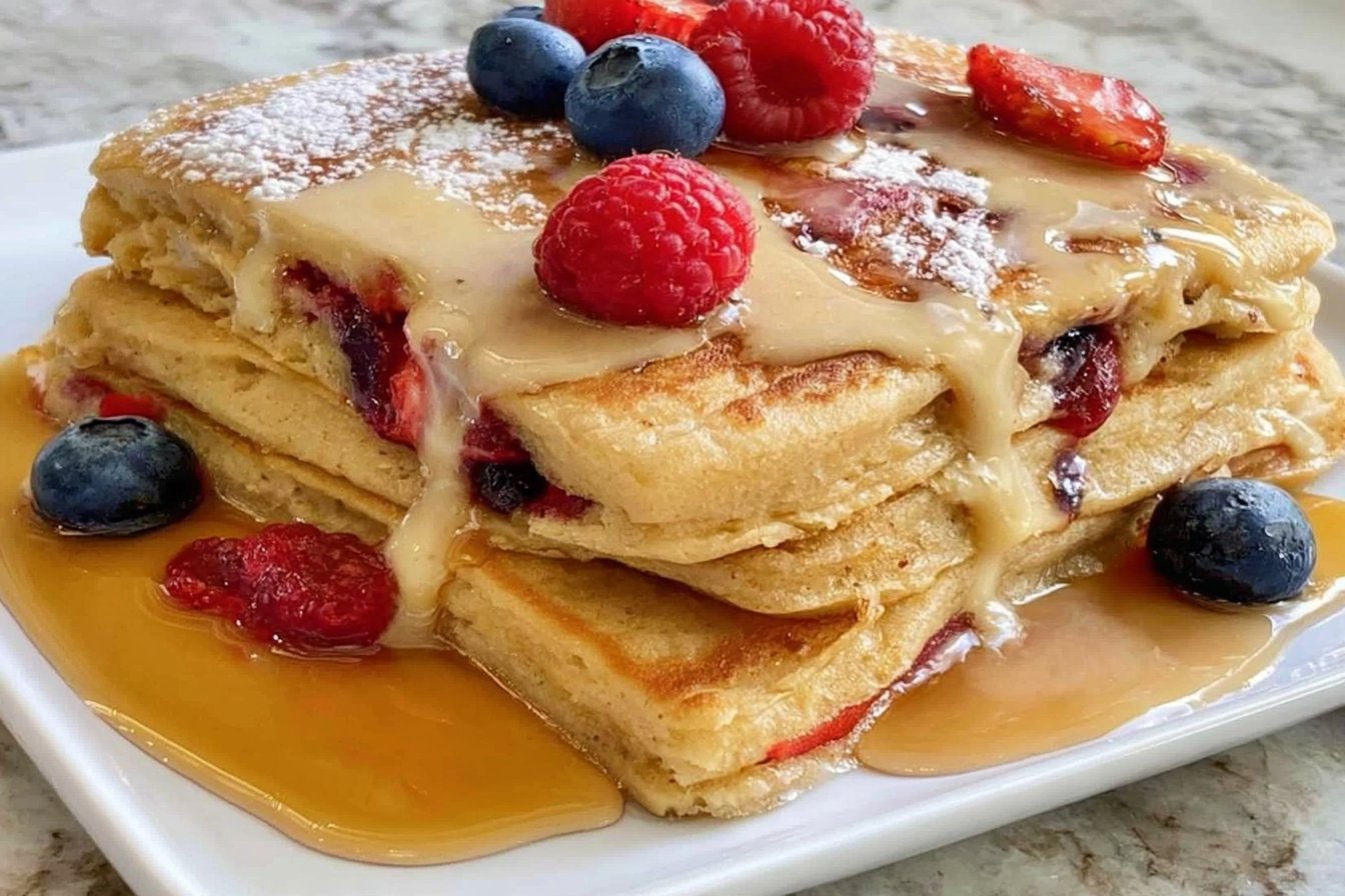 Gluten Free Sheet Pan Pancakes - Crowd-Pleaser Breakfast!