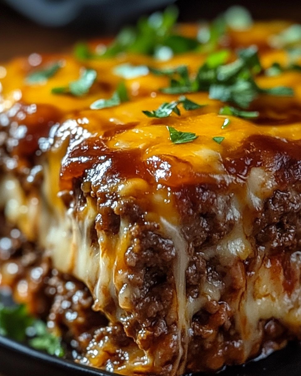 Cheesy Loaded Meatloaf Casserole