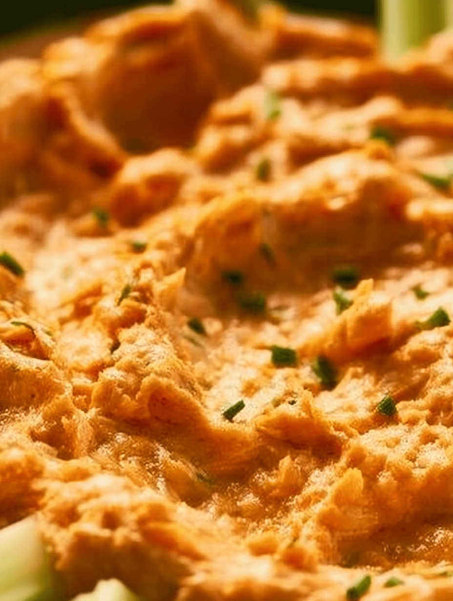 Dip de Pollo Búfalo con Yogur Griego sin Queso Crema