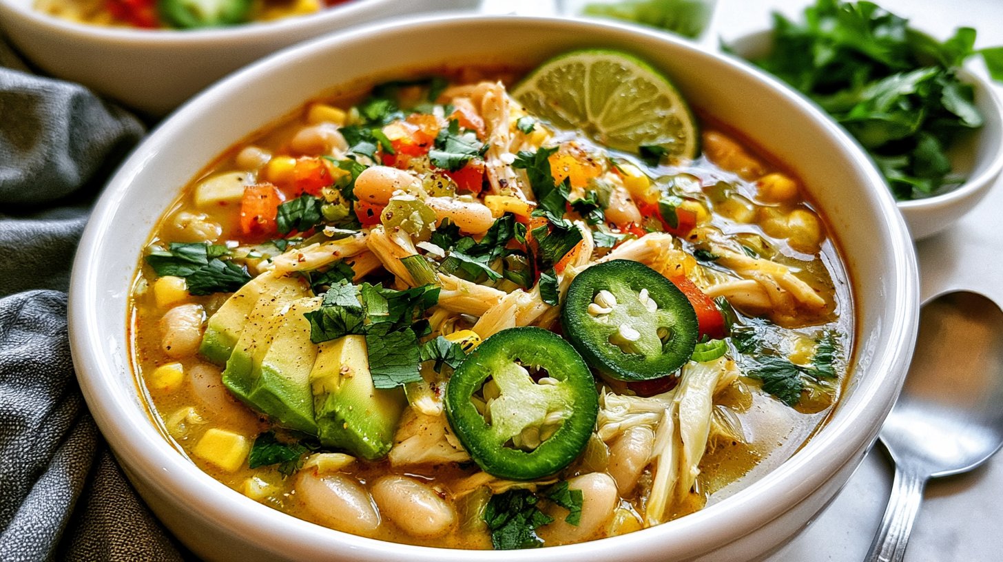Best White Chicken Chili (Easy & Healthy!)