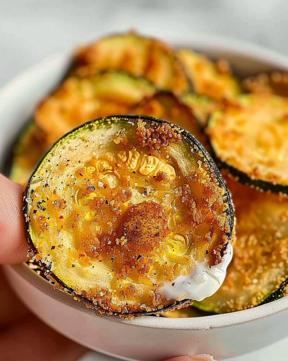 Air Fryer Zucchini Chips