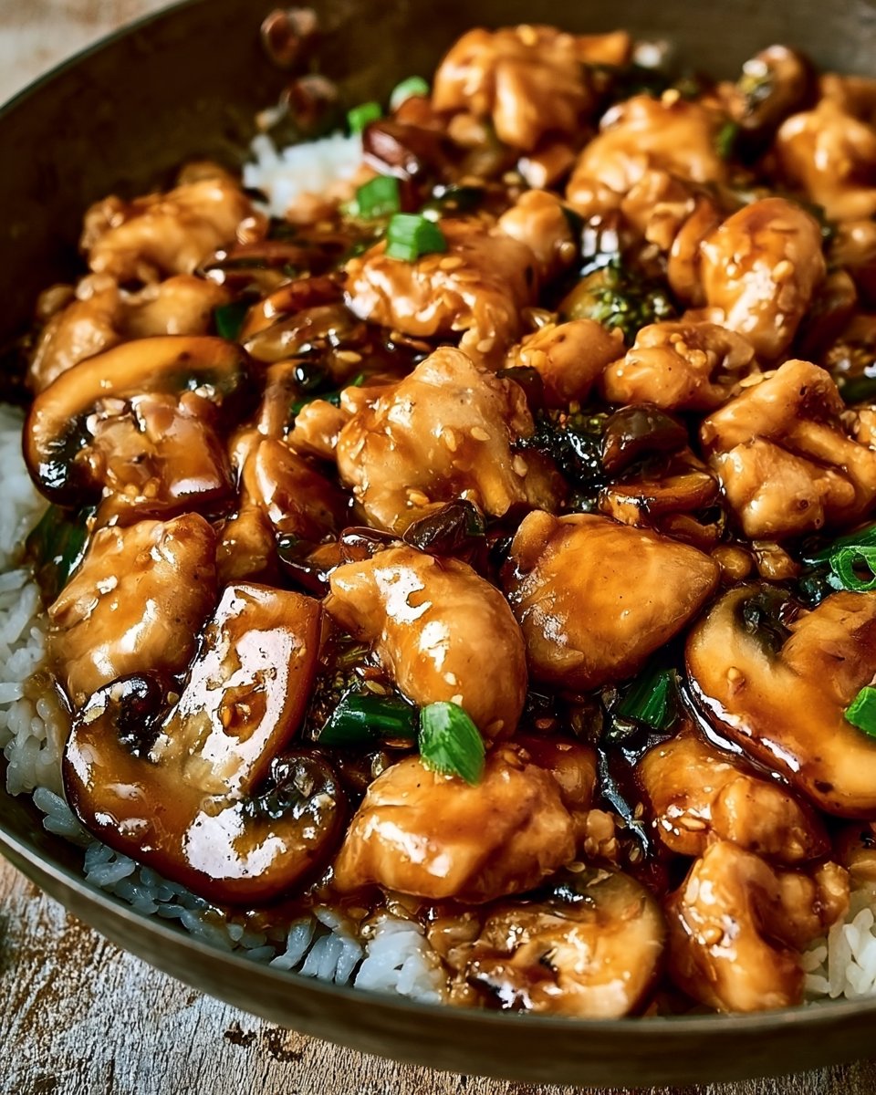 Panda Express Mushroom Chicken Copycat