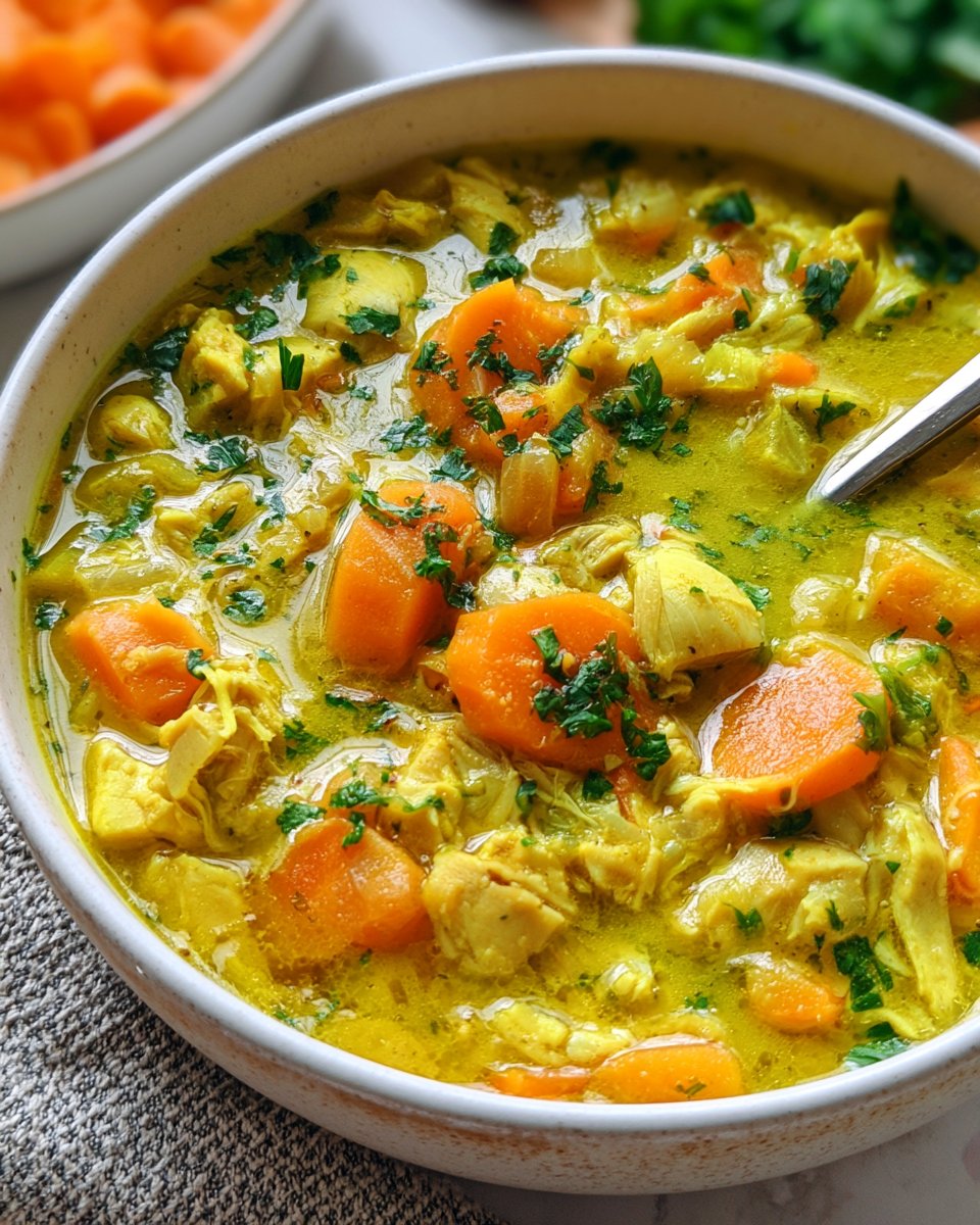 Anti-Inflammatory Turmeric Chicken Soup