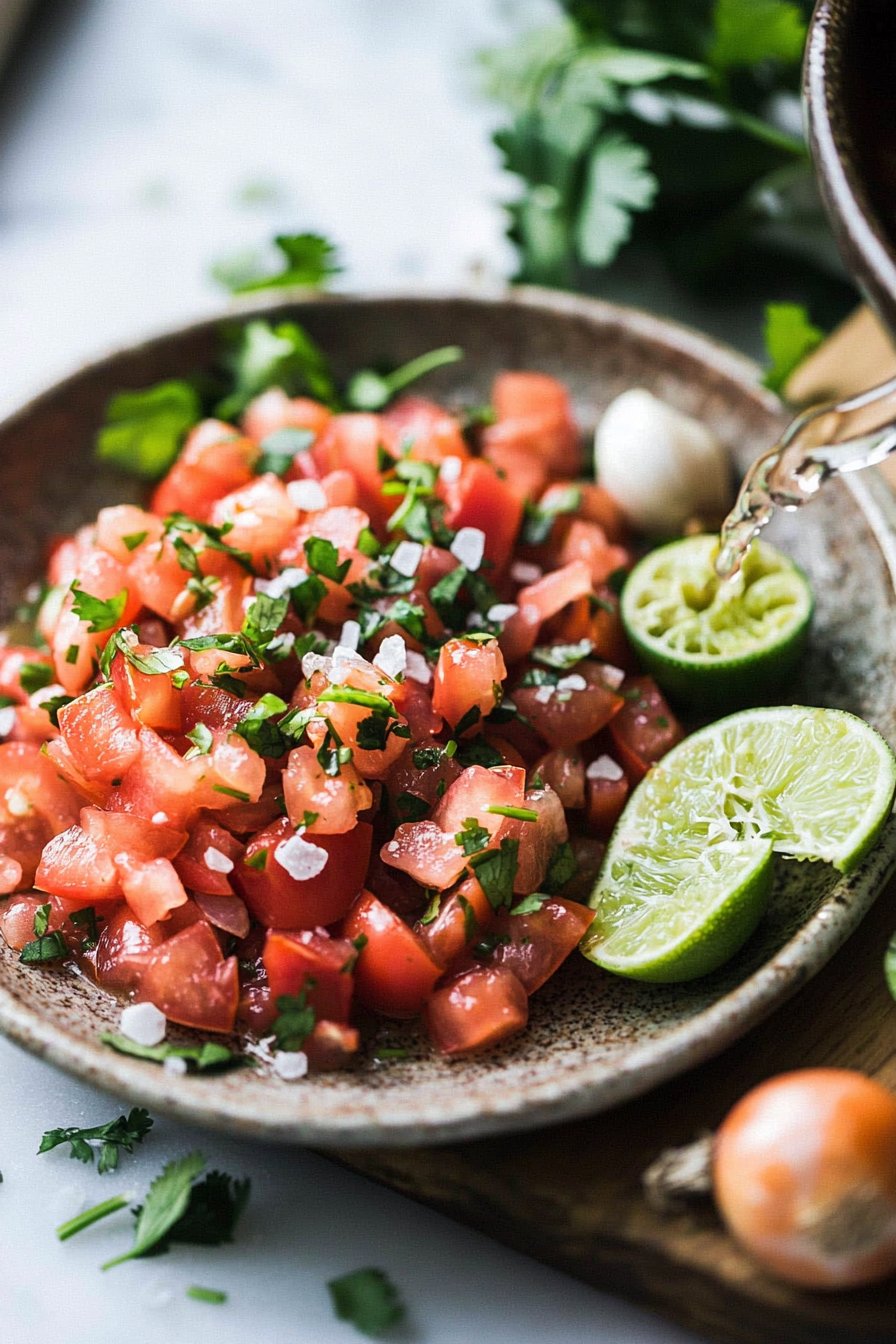 Homemade Salsa with Fresh Tomatoes