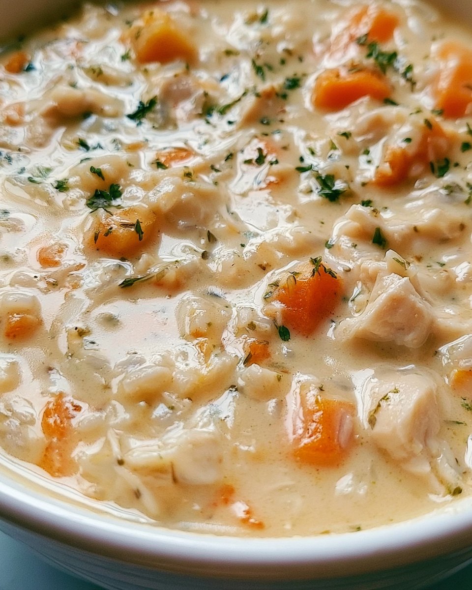Creamy Chicken Rice Soup