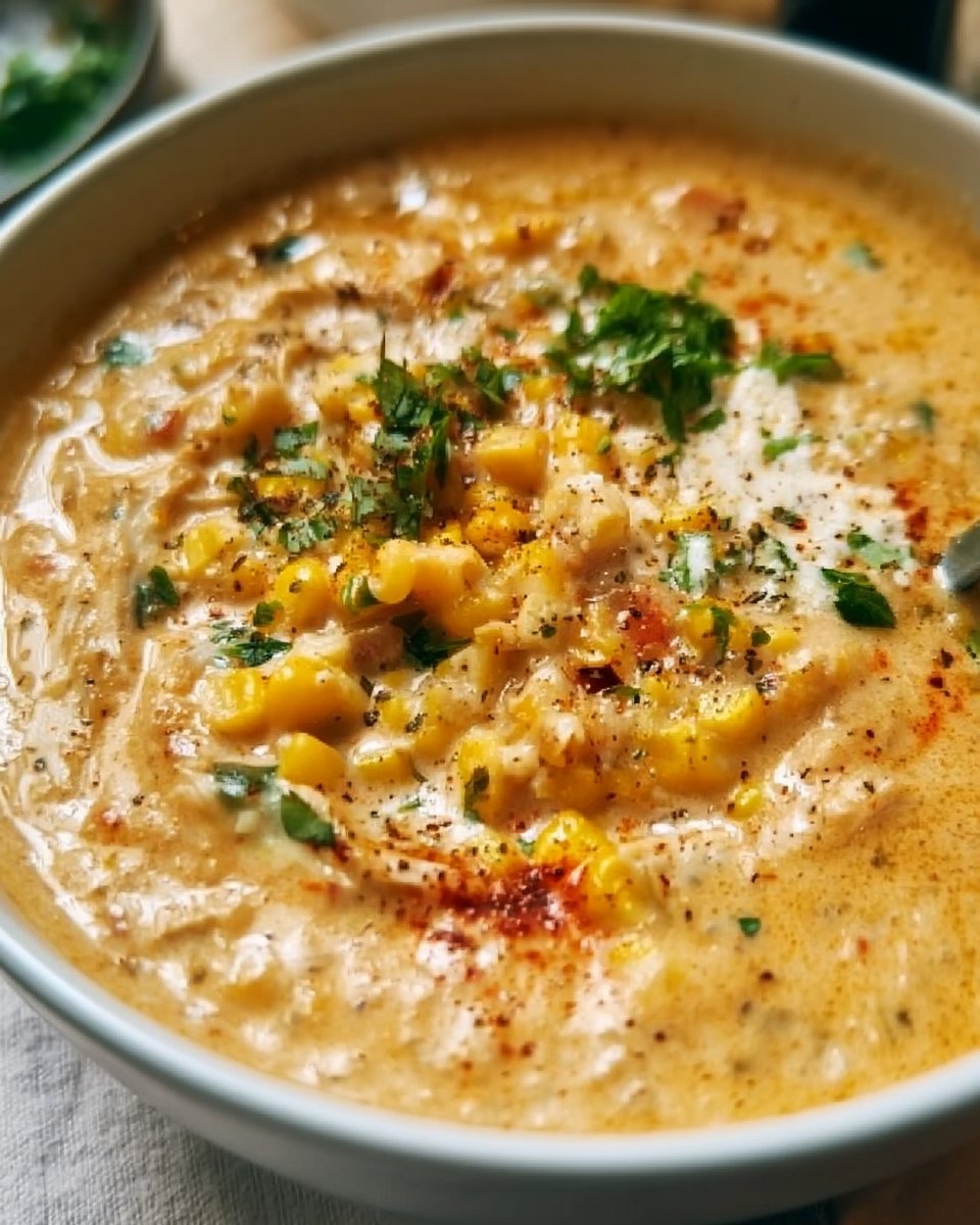 Mexican Street Corn Soup Recipe