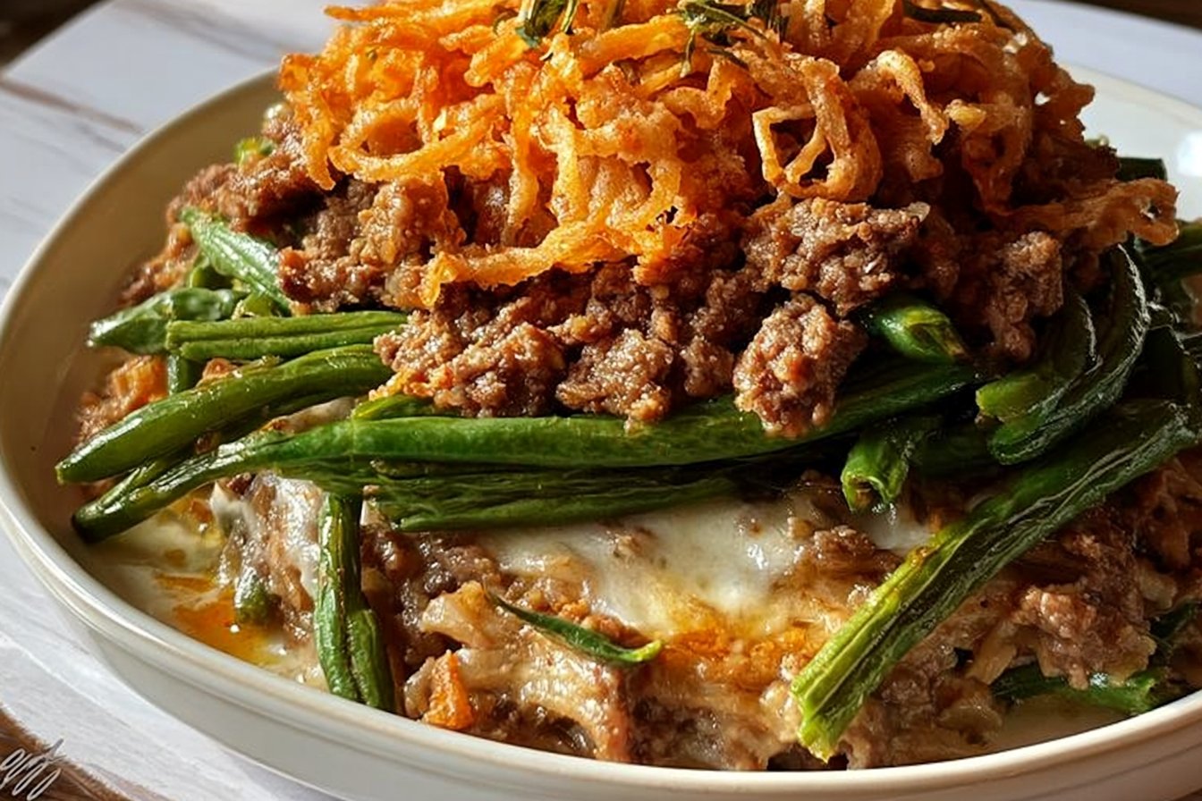 Hamburger Green Bean Casserole