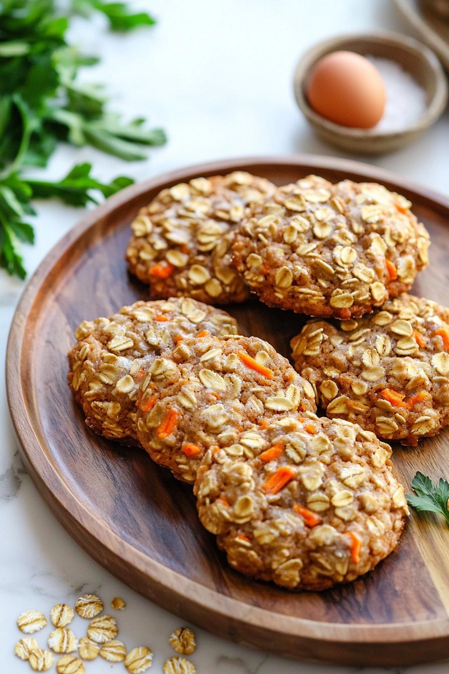 Carrot Cake Oatmeal Cookies