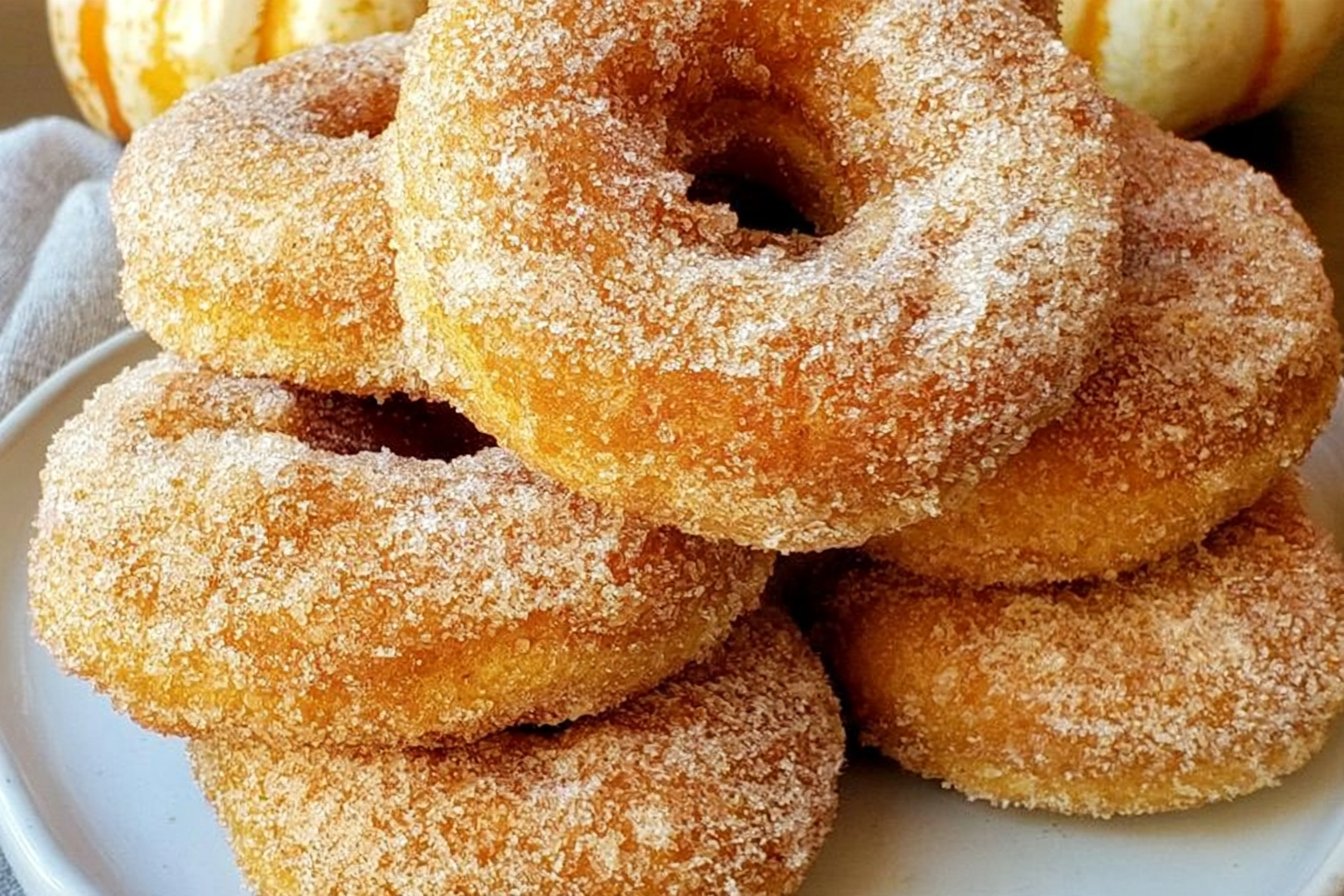 Easy Homemade Pumpkin Donuts - Gluten Free