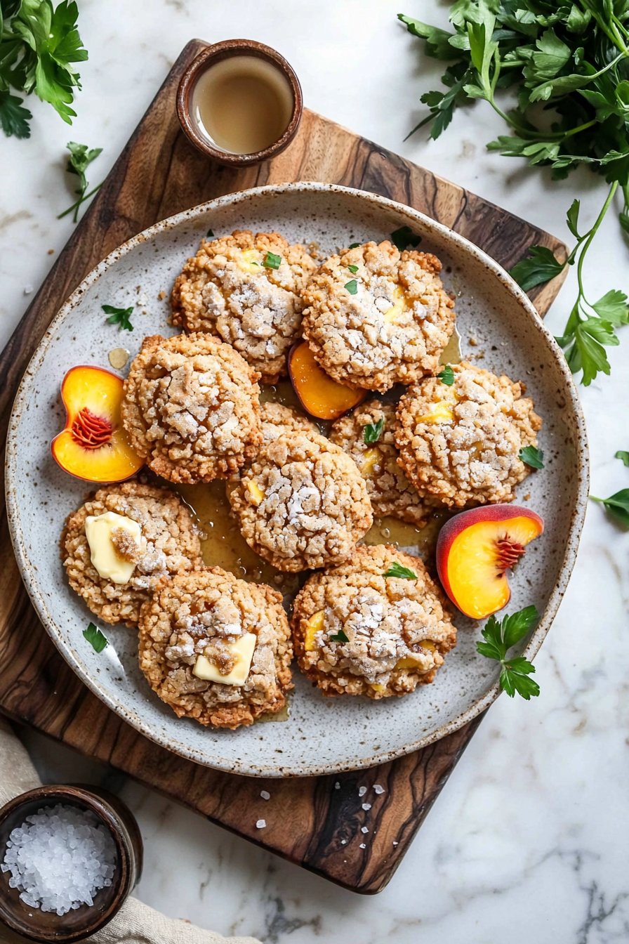 Peach Cobbler Cookies