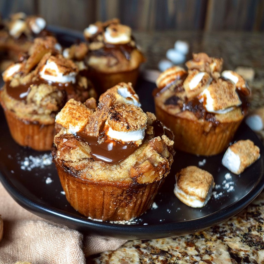 Banana S'mores Muffins