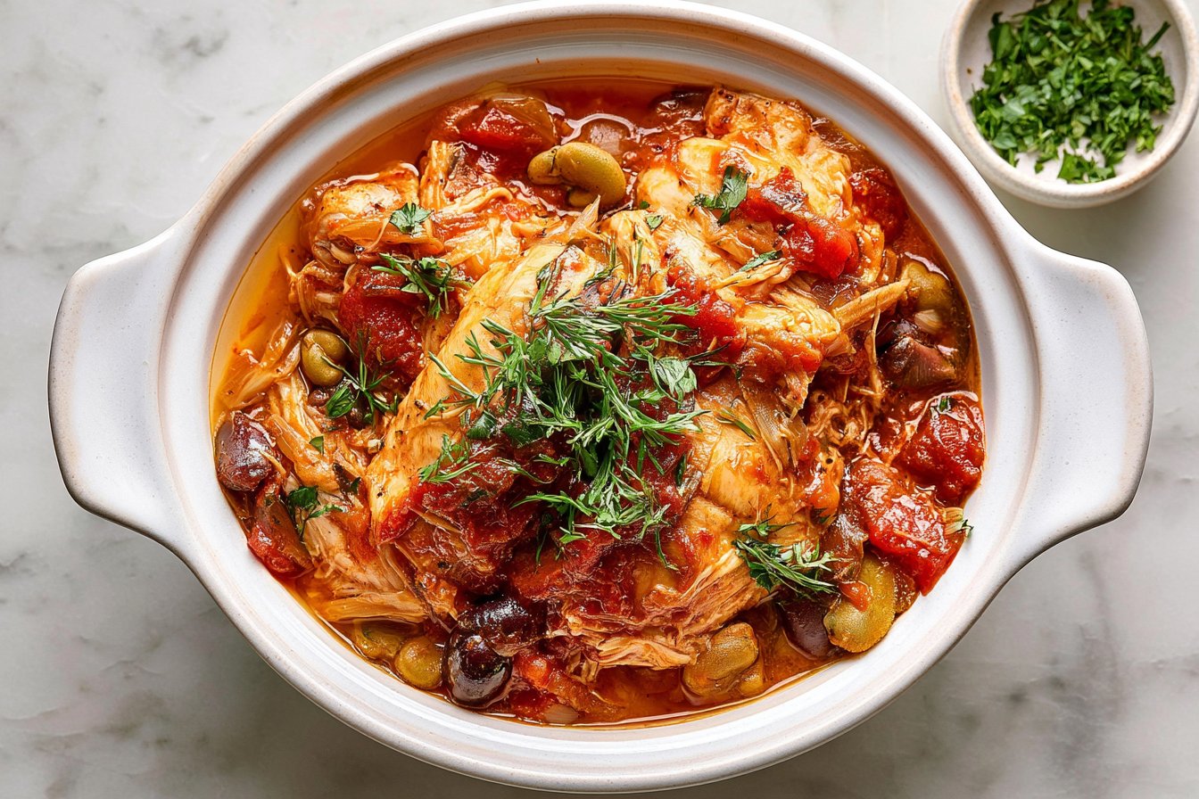 Crockpot Tuscan Chicken