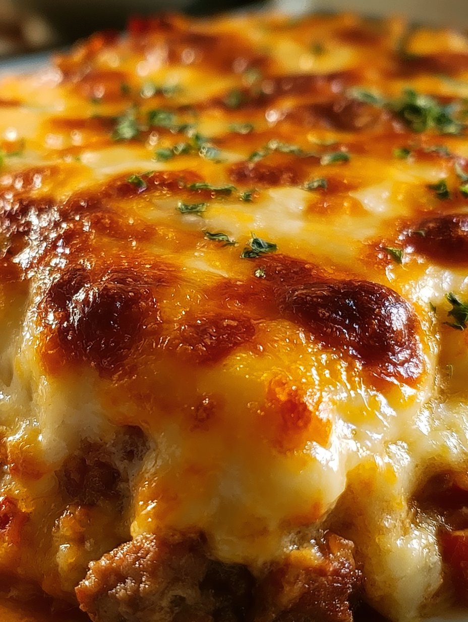 Cazuela de hamburguesa Cheddar Bay fácil y rápida