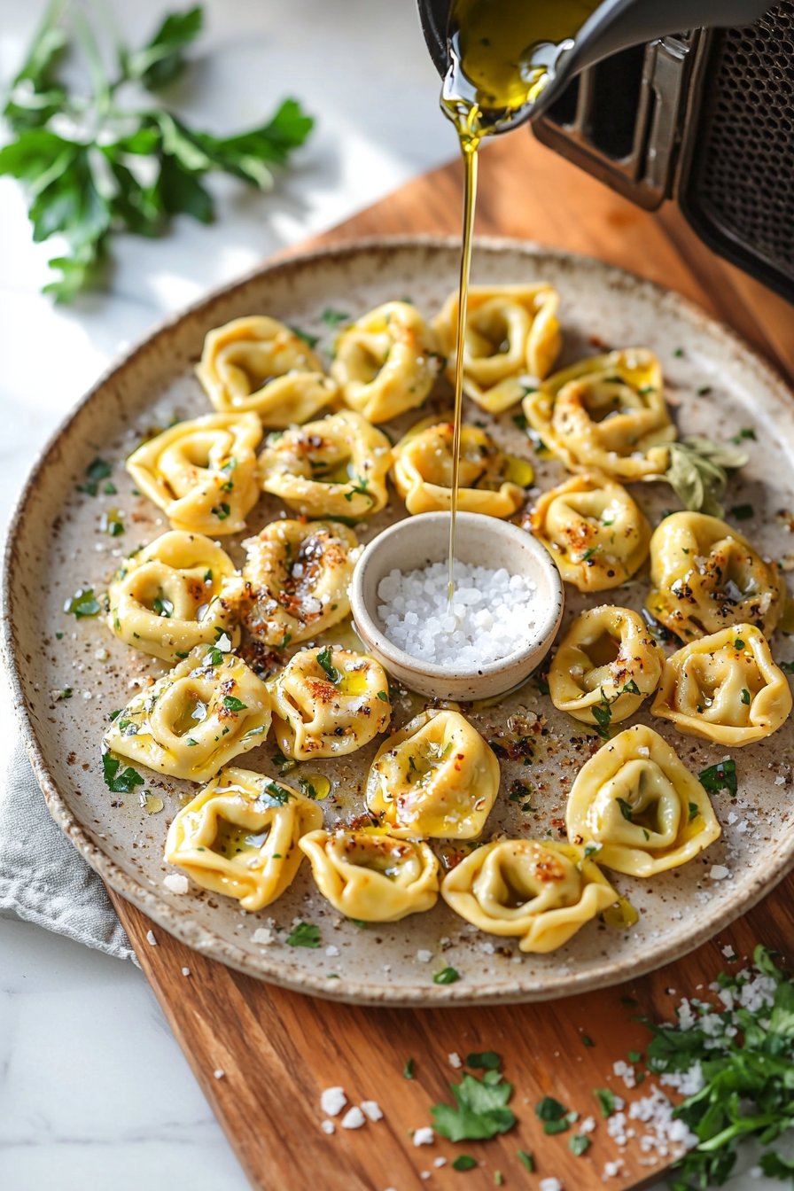 Luftfritteuse Knusprige Tortellini