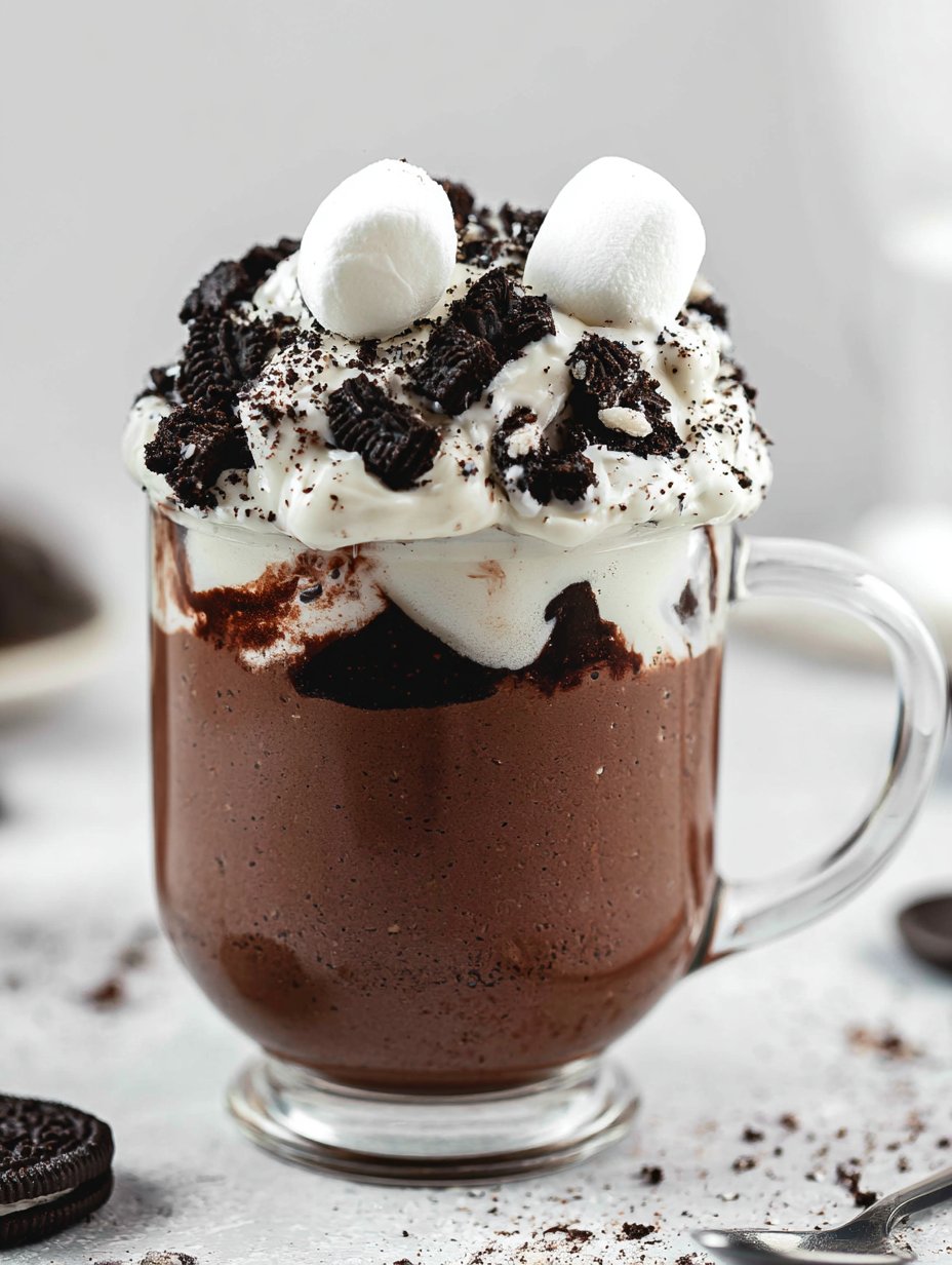 Oreo Chocolate Caliente