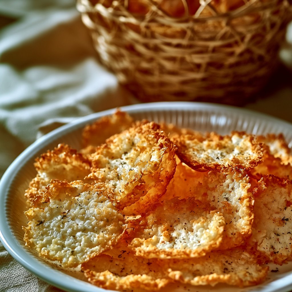 Hüttenkäse Chips