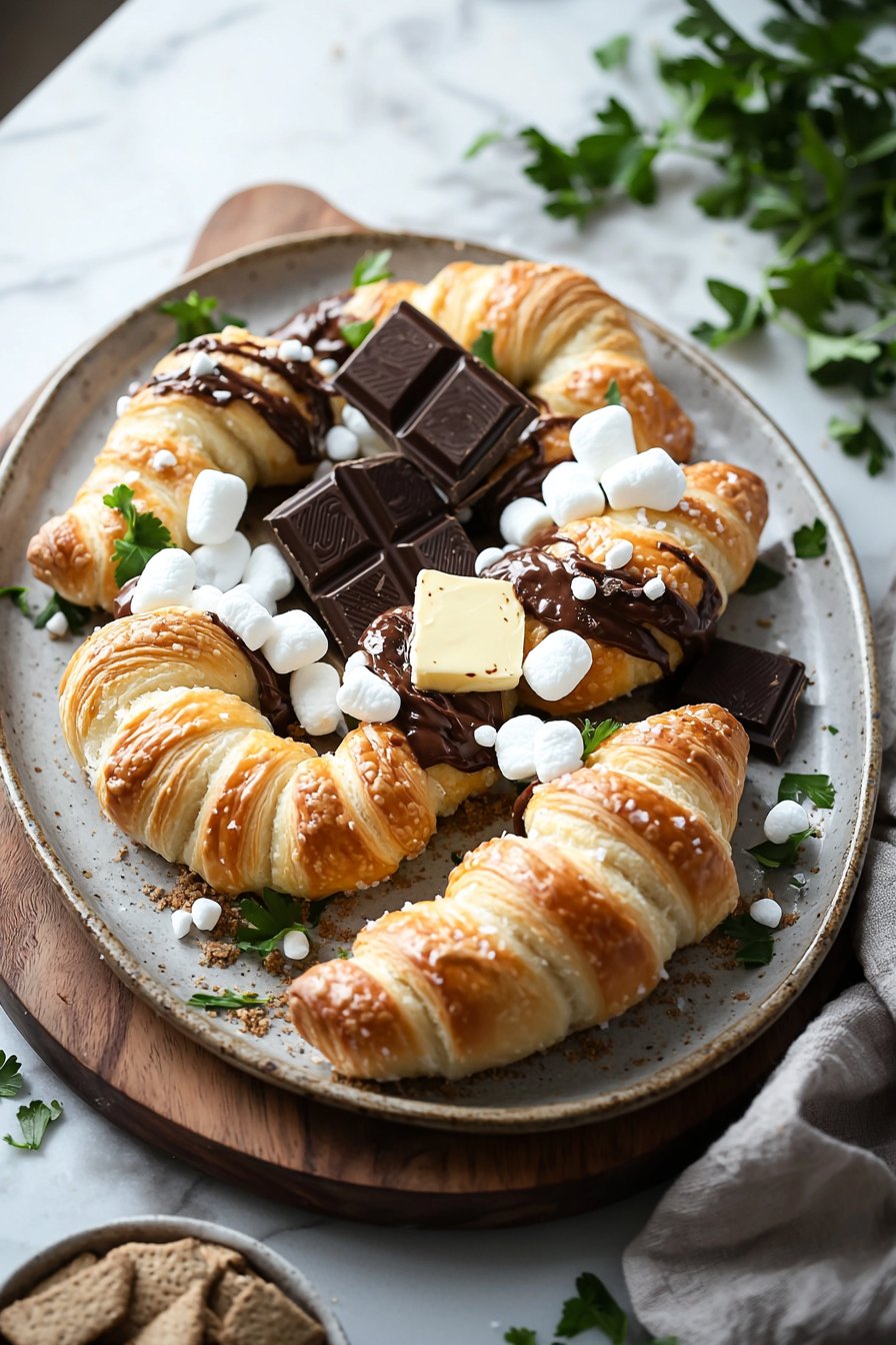 Easy S’mores Crescent Rolls