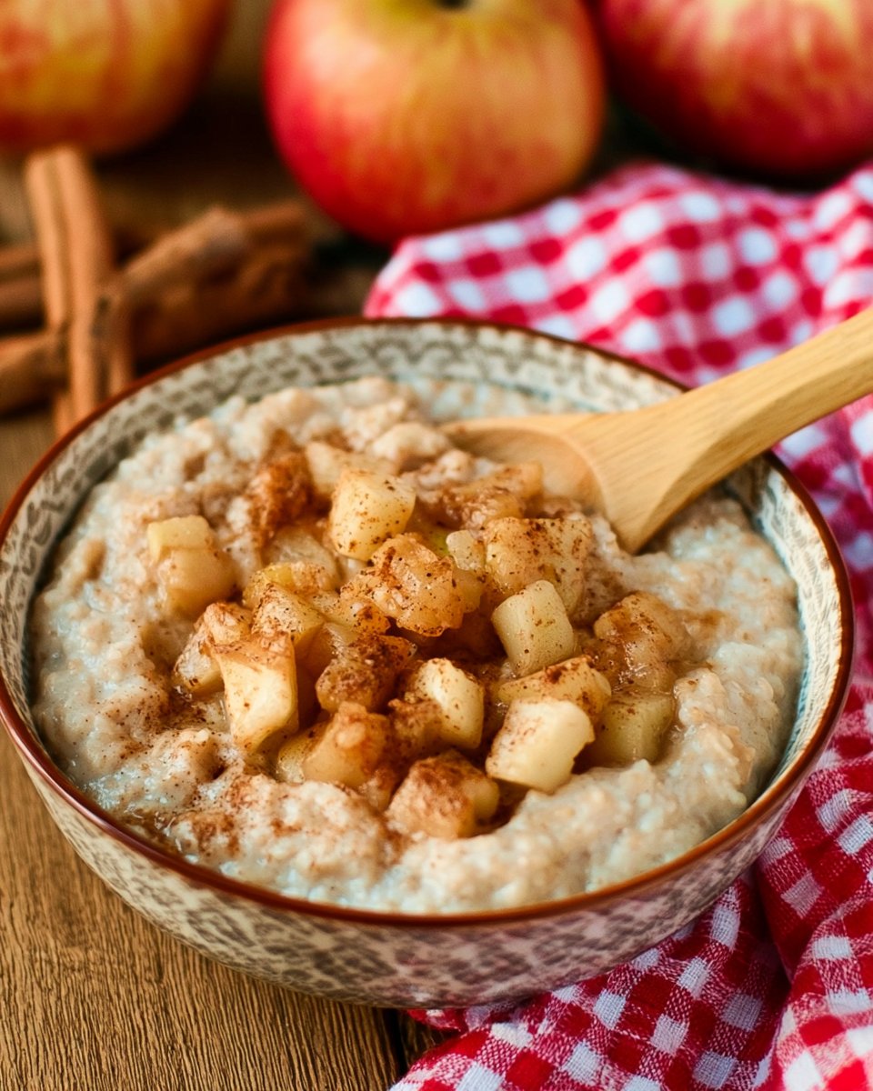 Apfel-Zimt-Porridge