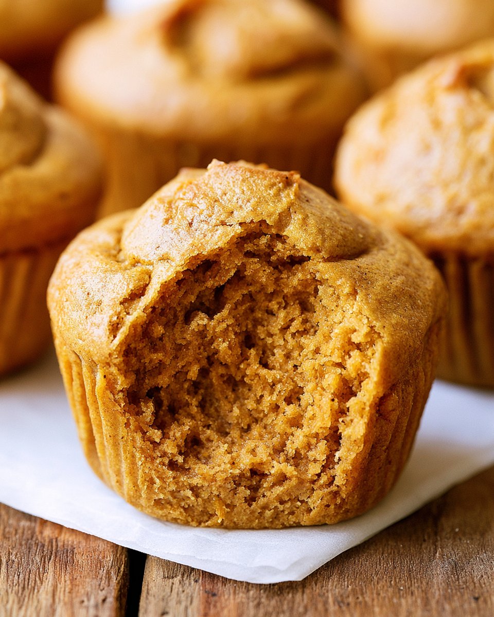 Fluffy Keto Pumpkin Muffins