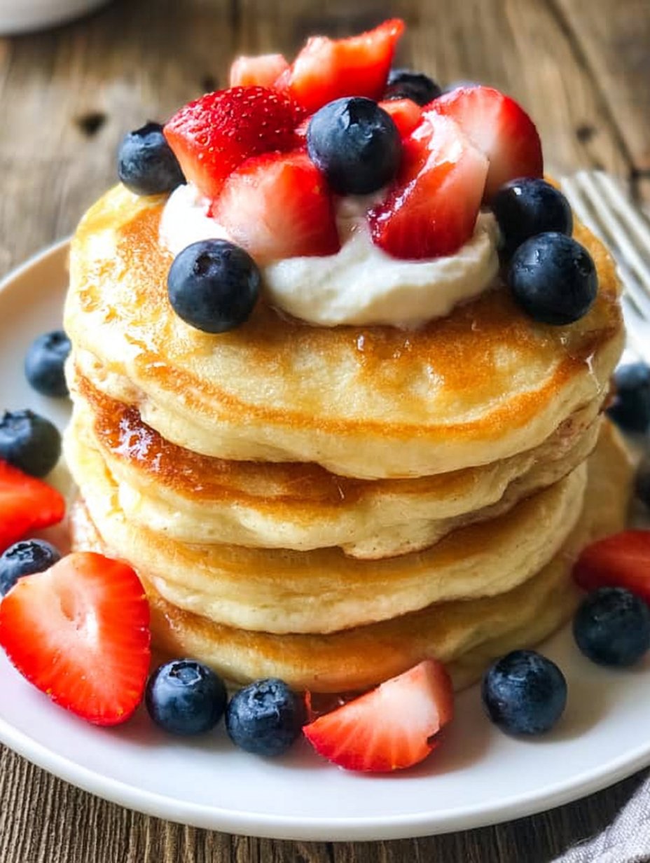 Panqueques con queso crema