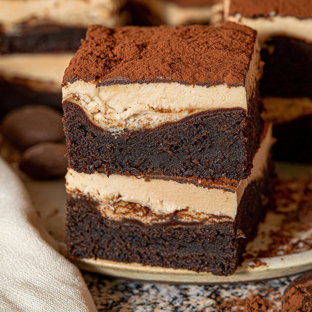 Tiramisu Brownies