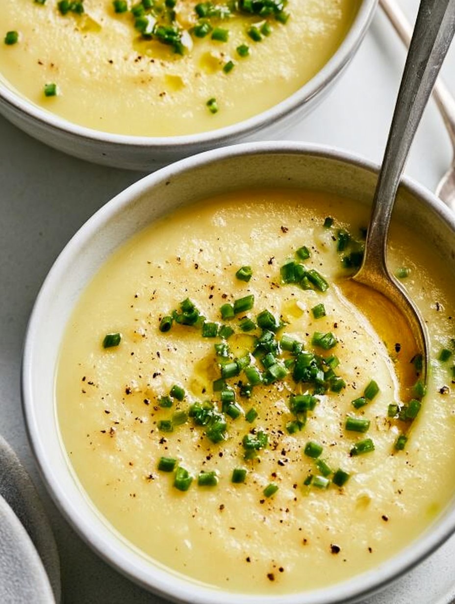 Sopa de Papa y Puerro