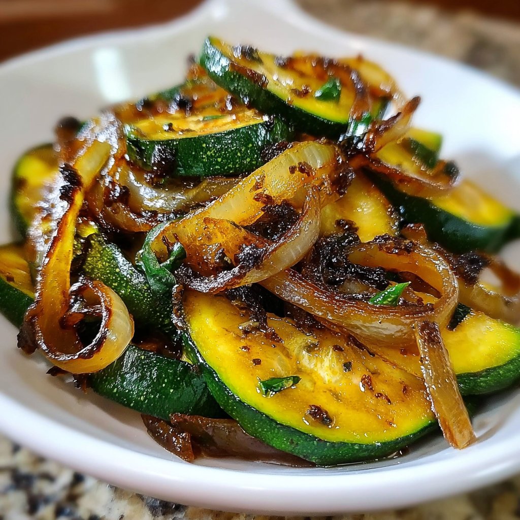 Caramelized Zucchini and Onion