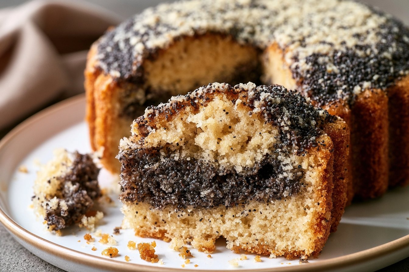 Mohnkuchen (German Poppy Seed Cake)